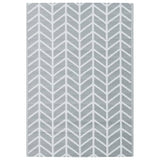 Tapis d'extérieur Gris 160x230 cm PP