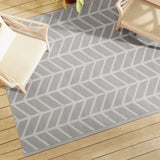 Tapis d'extérieur Gris 160x230 cm PP