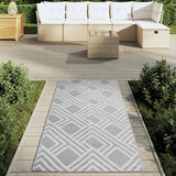 Tapis d'extérieur Gris 80x150 cm PP