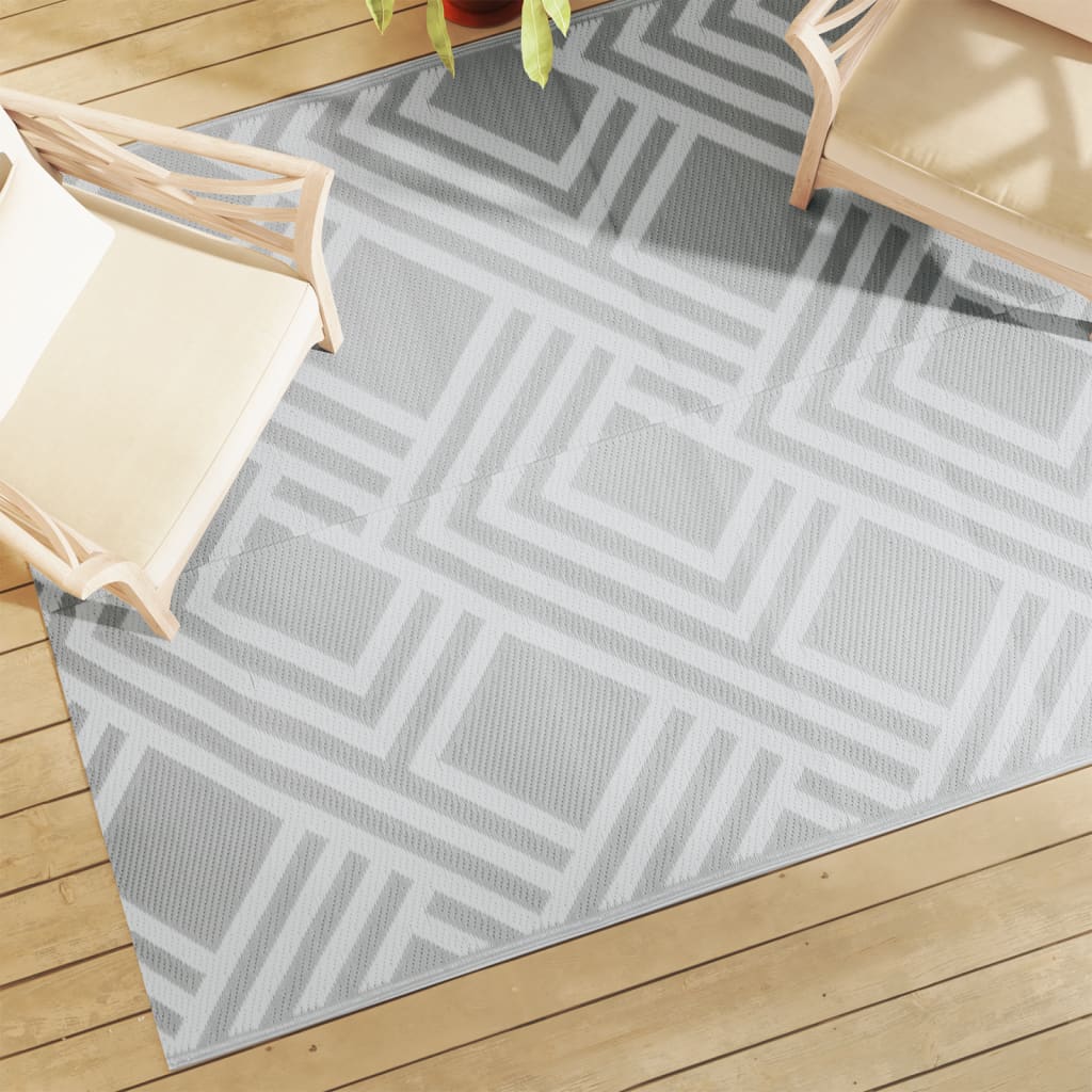 Tapis d'extérieur Gris 160x230 cm PP