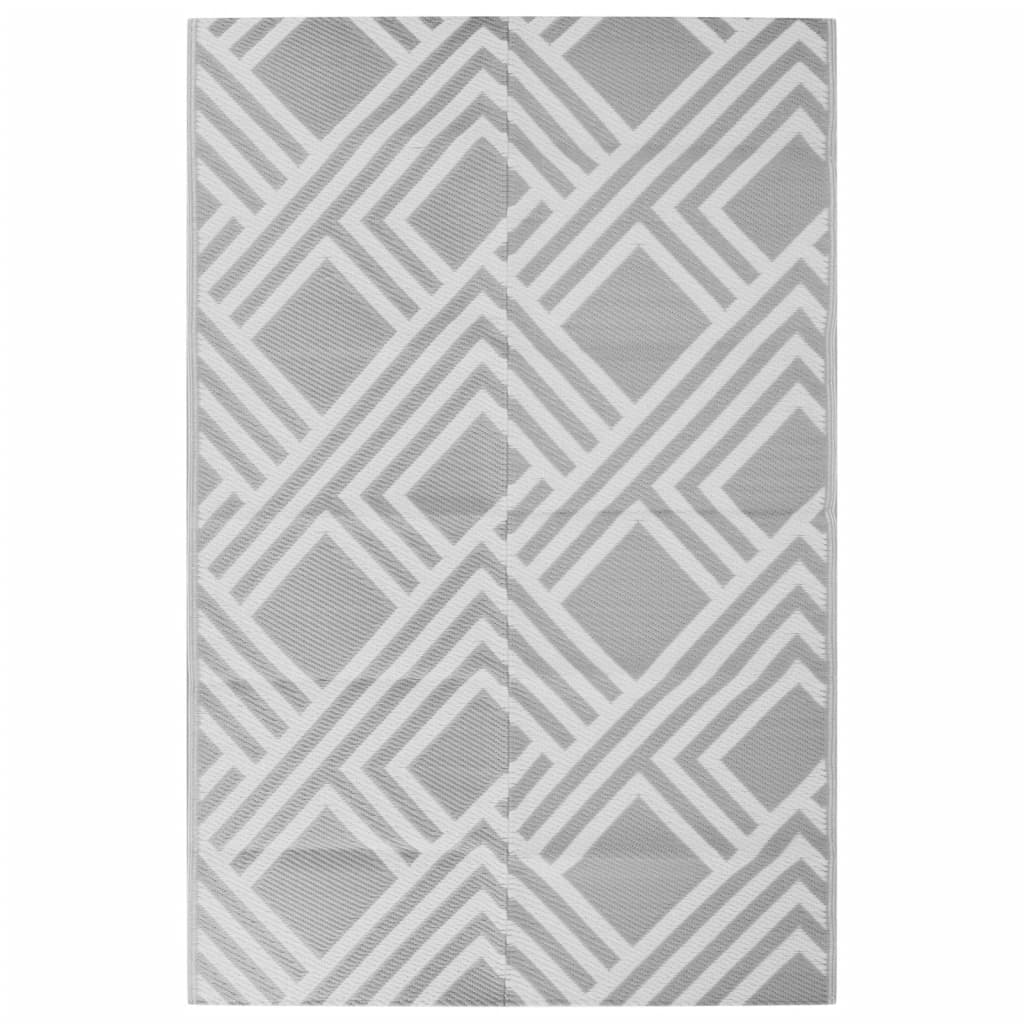 Tapis d'extérieur Gris 190x290 cm PP