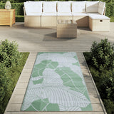 Tapis d'extérieur vert 80x150 cm PP