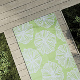 Tapis d'extérieur vert 80x150 cm PP