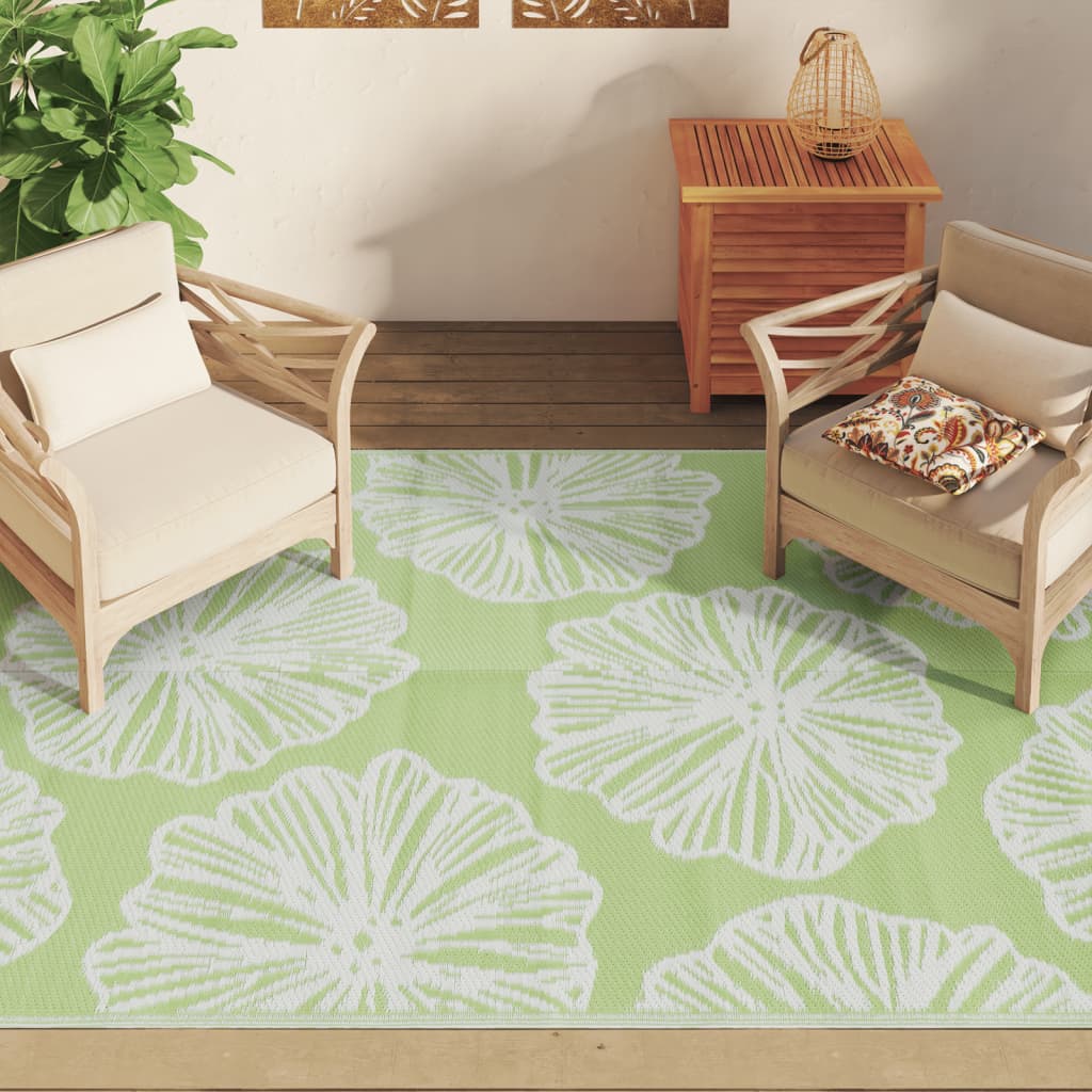 Tapis d'extérieur vert 160x230 cm PP