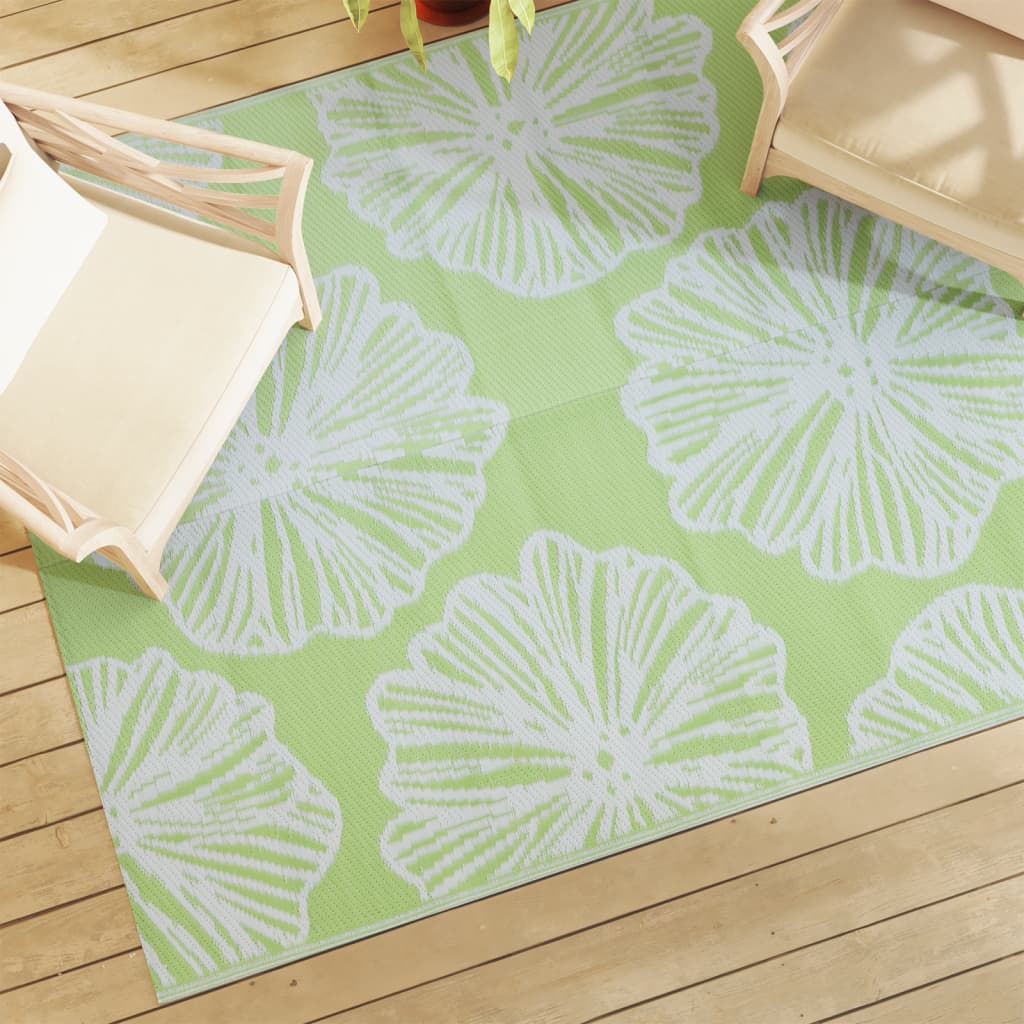 Tapis d'extérieur vert 160x230 cm PP