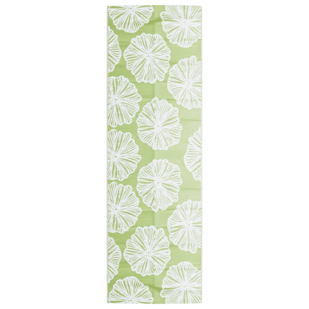 Tapis d'extérieur vert 80x250 cm PP