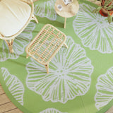 Tapis d'extérieur vert Ø200 cm PP