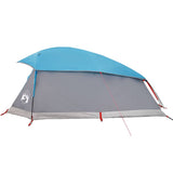 Tente de camping à dôme 1 personne bleu imperméable