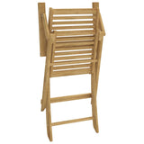 Chaises pliables de jardin lot de 4 bois massif d'acacia