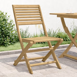 Chaises pliables de jardin lot de 4 bois massif d'acacia