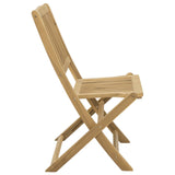 Chaises pliables de jardin lot de 2 bois massif d'acacia