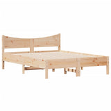 Cadre de lit sans matelas 140x200 cm bois massif de pin