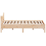 Cadre de lit sans matelas 140x200 cm bois massif de pin