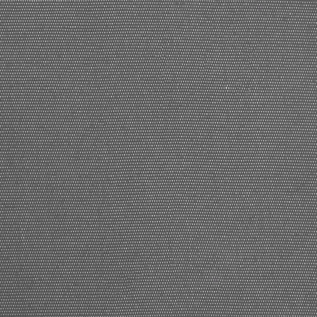 Auvent rétractable anthracite 250x150 m tissu et acier