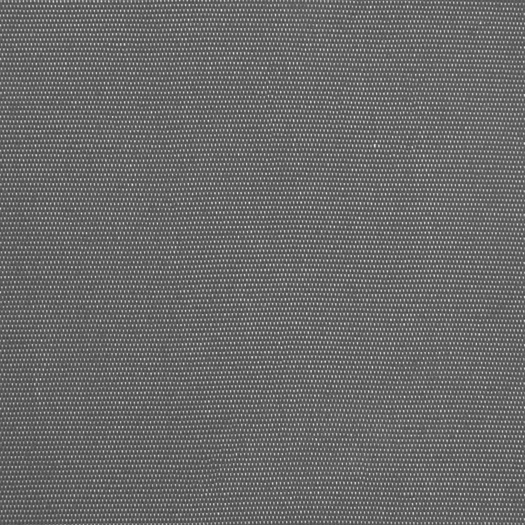 Auvent rétractable anthracite 100x150 m tissu et acier