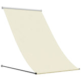 Cream retractable awning 150x150 m fabric and steel