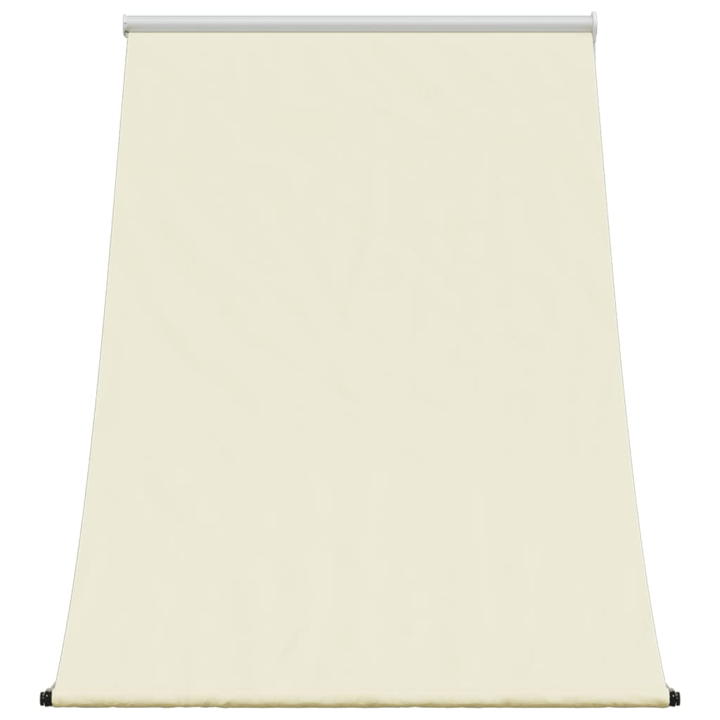 Cream retractable awning 150x150 m fabric and steel