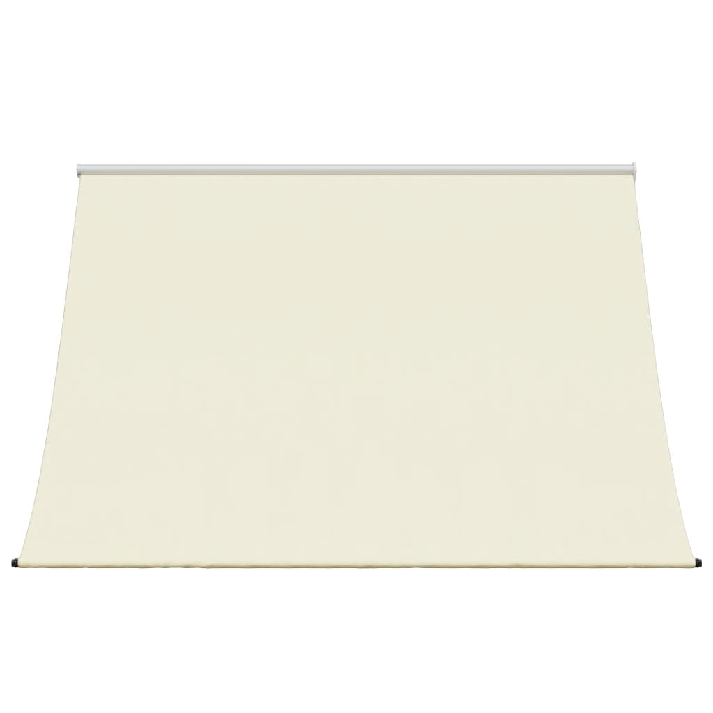 Auvent rétractable crème 250x150 m tissu et acier