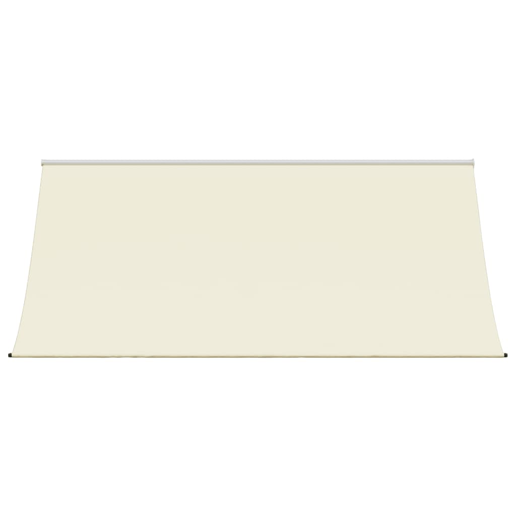 Auvent rétractable crème 300x150 m tissu et acier