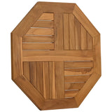 Table top 60x60x2.5 cm octagonal solid teak wood