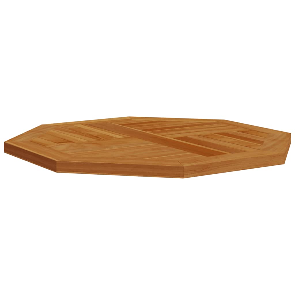 Table top 60x60x2.5 cm octagonal solid teak wood