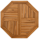 Table top 70x70x2.5 cm octagonal solid teak wood