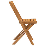 Chaises de bistrot pliantes lot de 4 bois d'acacia solide