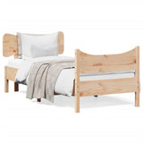 Cadre de lit sans matelas 90x200 cm bois de pin massif