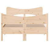 Cadre de lit sans matelas 120x190 cm bois de pin massif