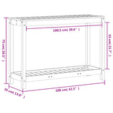 Table de rempotage et étagère 108x35x75 cm bois massif douglas