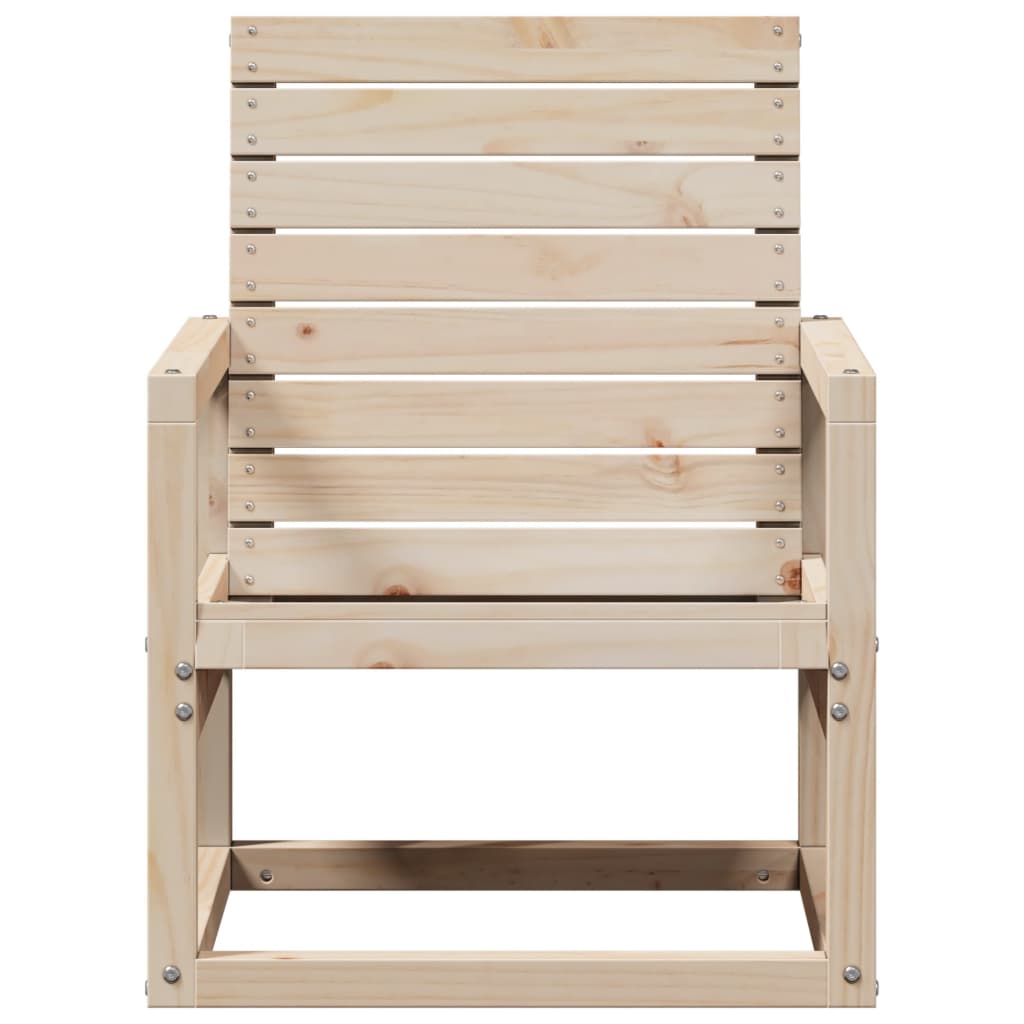 Chaise de jardin 57,5x63x76 cm bois de pin massif