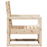 Chaise de jardin 57,5x63x76 cm bois de pin massif