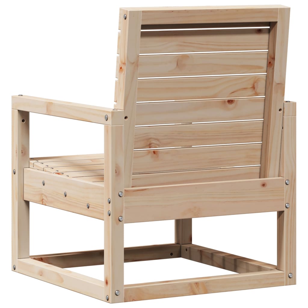 Chaise de jardin 57,5x63x76 cm bois de pin massif