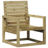 Chaise de jardin 57,5x63x76 cm bois de pin imprégné