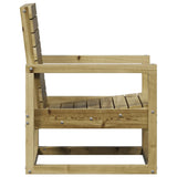 Chaise de jardin 57,5x63x76 cm bois de pin imprégné