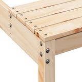 Picnic table 110x134x75 cm solid pine wood