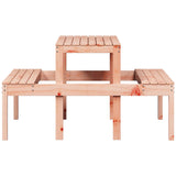 Picnic table 110x134x75 cm solid douglas wood