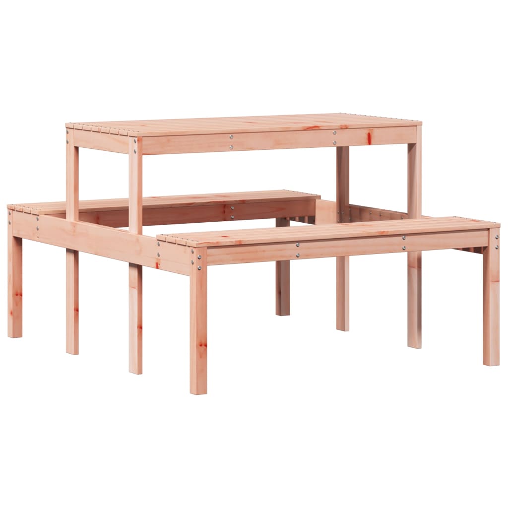 Picnic table 110x134x75 cm solid douglas wood