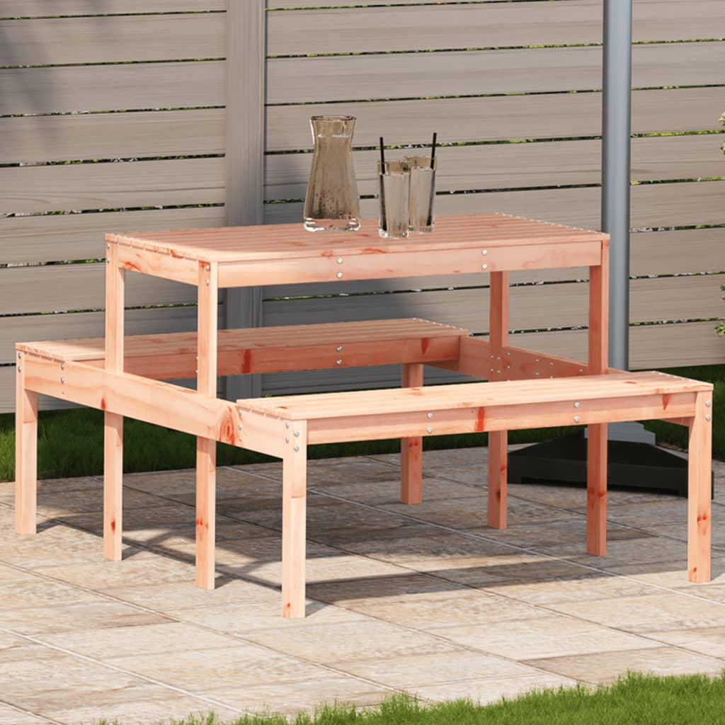 Picnic table 110x134x75 cm solid douglas wood