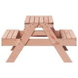 Children's picnic table made from solid Douglas fir wood