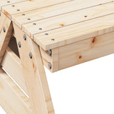 Table de pique-nique pour enfants 88x122x58 cm bois massif pin