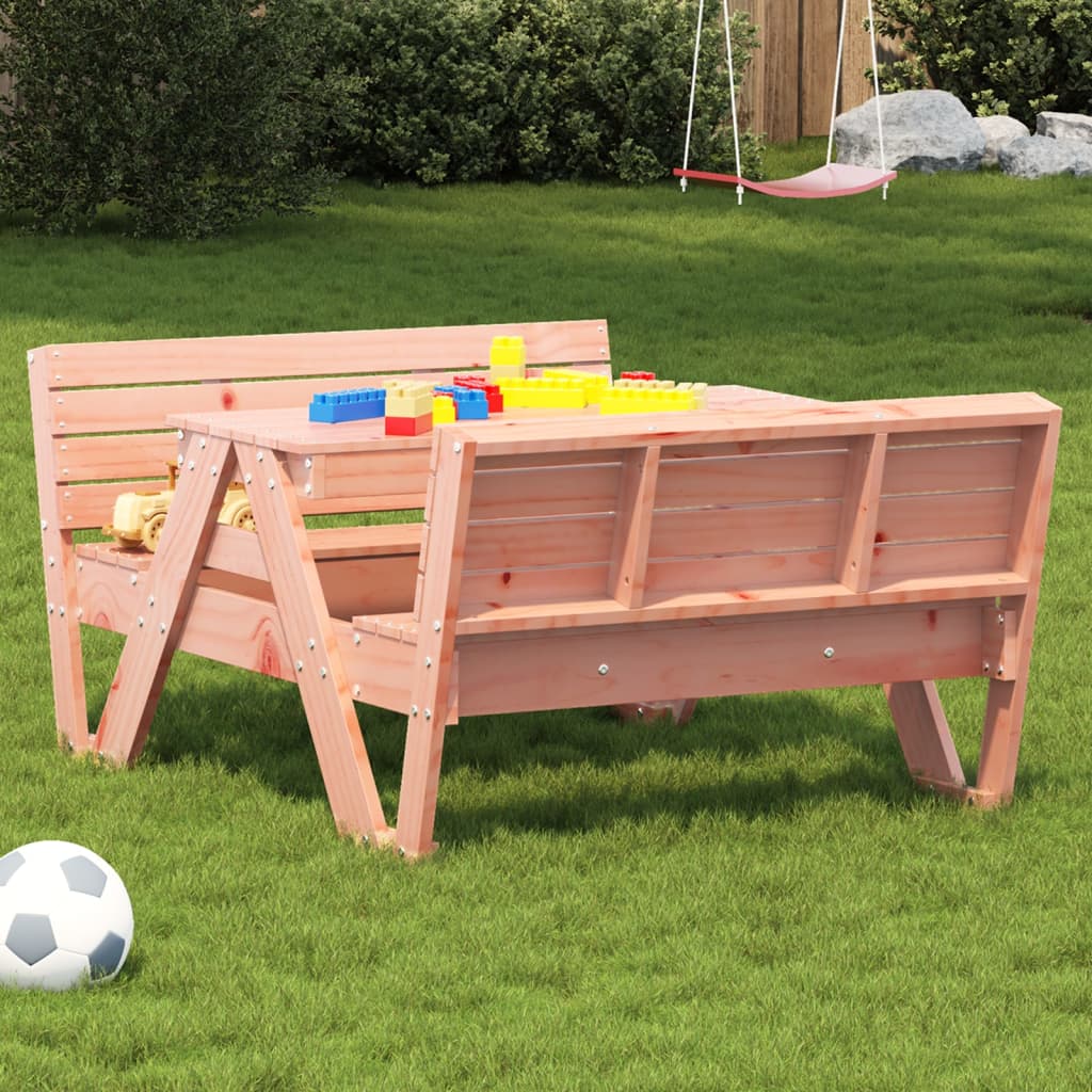 Table de pique-nique pour enfants bois massif de douglas