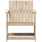 Chaise de jardin 62x56x77 cm bois de pin massif