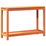 Table de rempotage avec étagère cire marron bois massif de pin