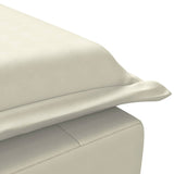 Cream Velvet Bolster Massage Lounger