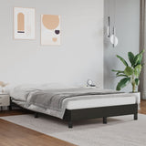 Cadre de lit sans matelas noir 120x190 cm similicuir