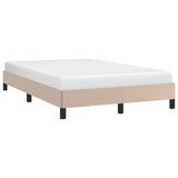 Cadre de lit sans matelas cappuccino 120x190 cm similicuir