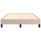 Cadre de lit sans matelas cappuccino 120x190 cm similicuir