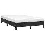 Cadre de lit sans matelas noir 120x190 cm velours