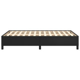 Cadre de lit sans matelas noir 120x190 cm similicuir